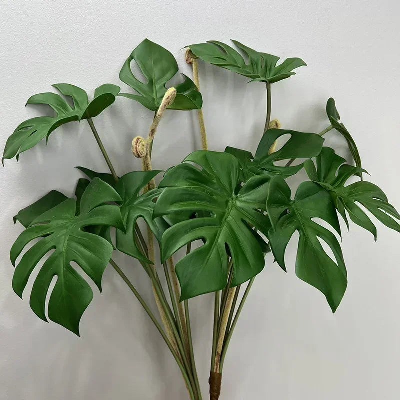 feuilles de tortue artificielles pour décoration intérieure plantes vertes - vue 5 sur 8