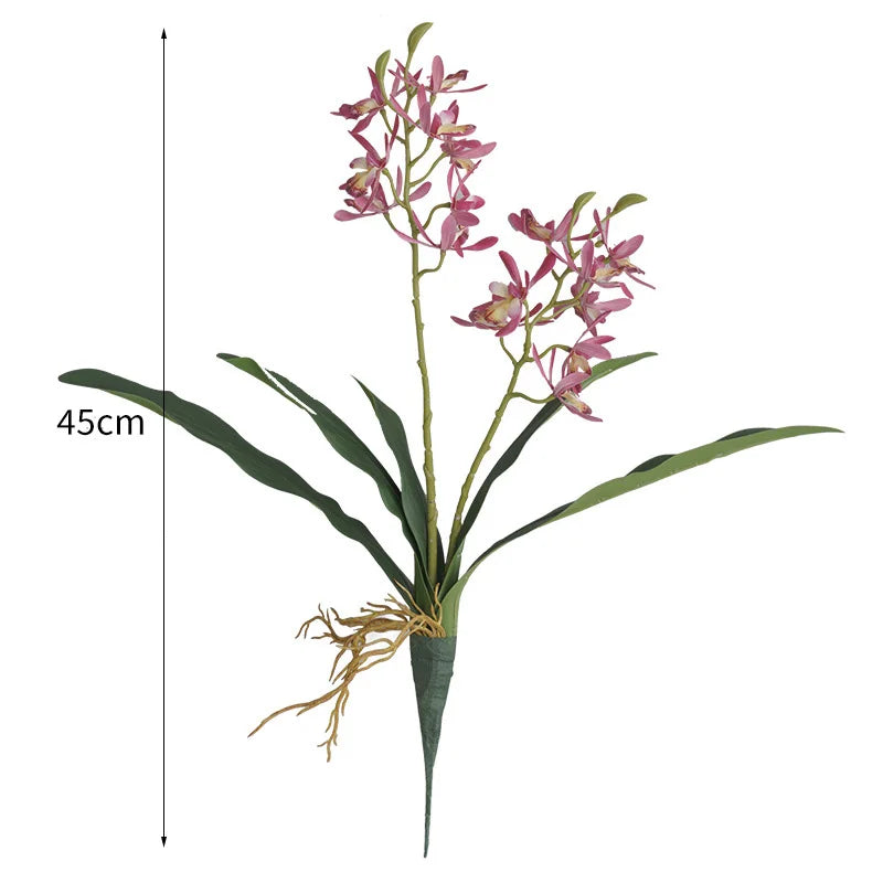 orchidée papillon artificielle pour décoration de mariage et fête - vue 5 sur 10