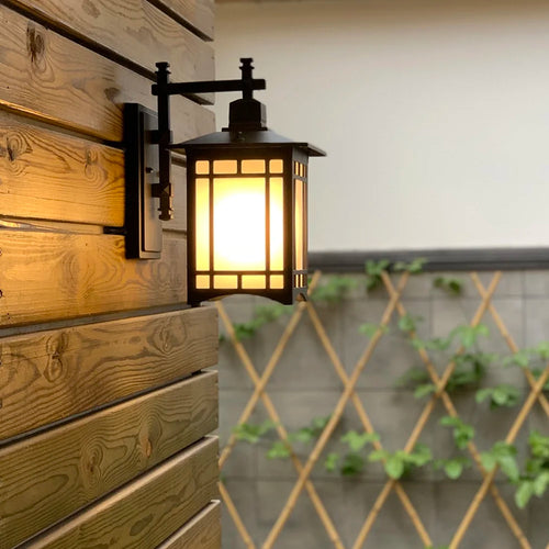 applique murale led étanche pour extérieur jardin balcon cour allée - vue 4 sur 6