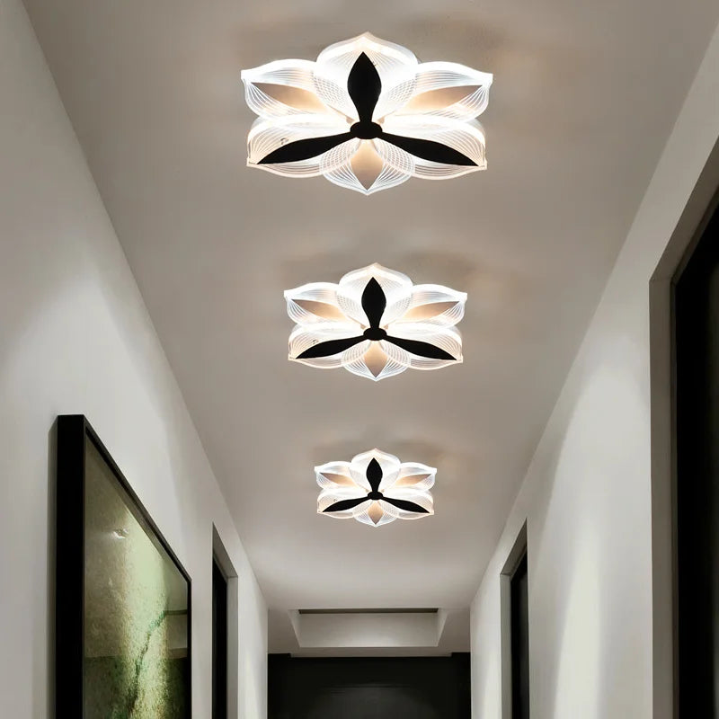plafonnier led moderne en acrylique pour décoration intérieure - vue 5 sur 10
