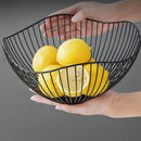 bols de rangement modernes en métal pour collations et fruits