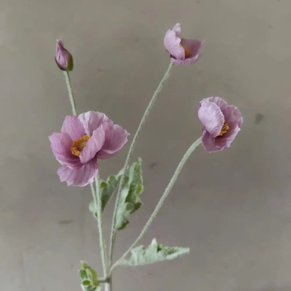 fausses fleurs de pavot en soie pour décorations de mariage et fêtes - vue 25 sur 29