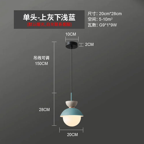 lampe de chevet moderne nordique créative pour décoration intérieure - vue 13 sur 26