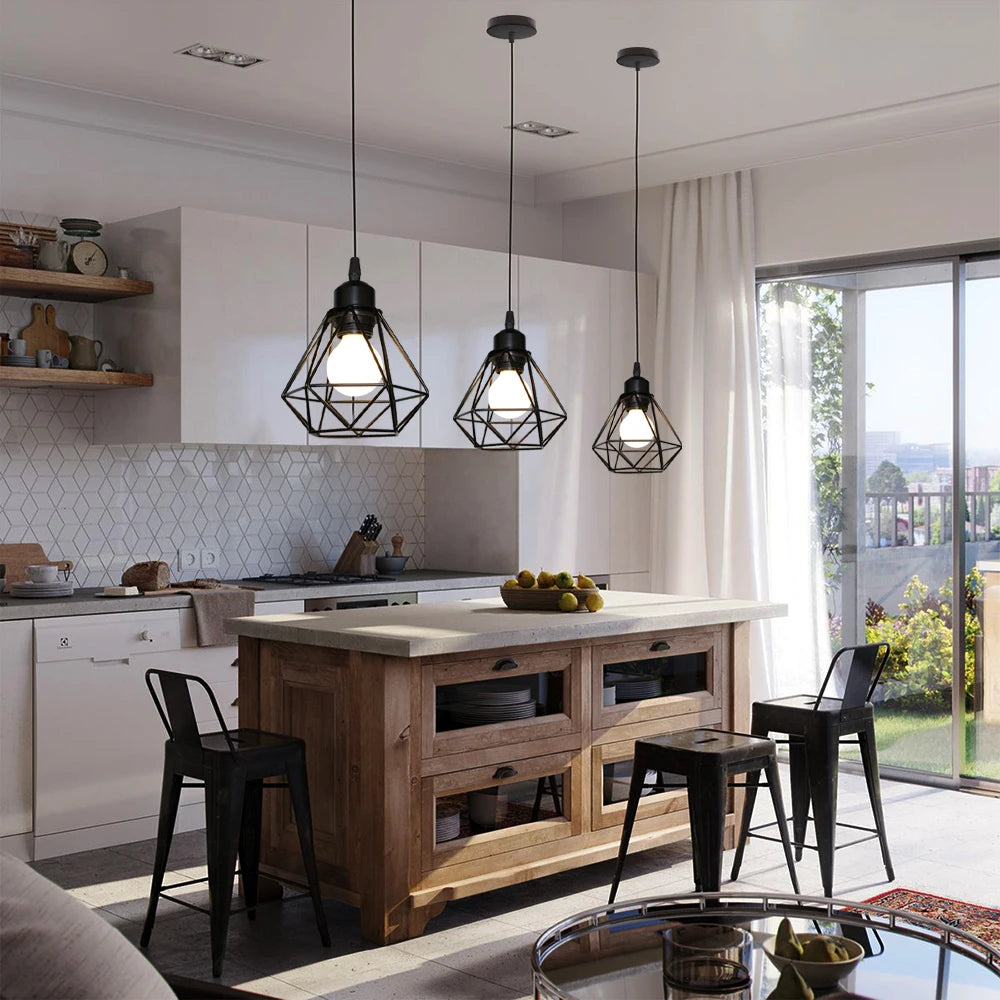 suspension moderne à têtes led pour intérieur design - vue 5 sur 22