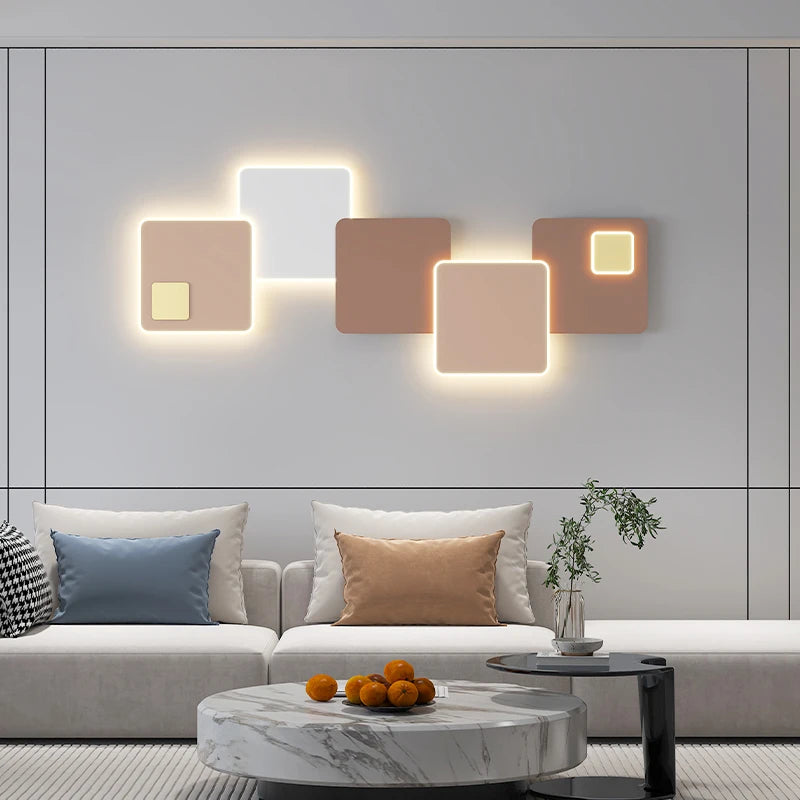 applique murale led moderne design créatif pour ambiance décorative - vue 2 sur 8