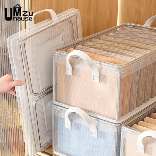 panier de rangement pliable pour vêtements et jouets - vue 5 sur 7