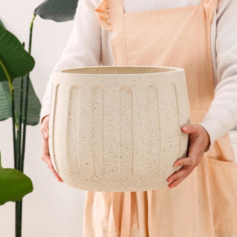 moule en silicone pour pot de fleurs en béton grand format jardinage