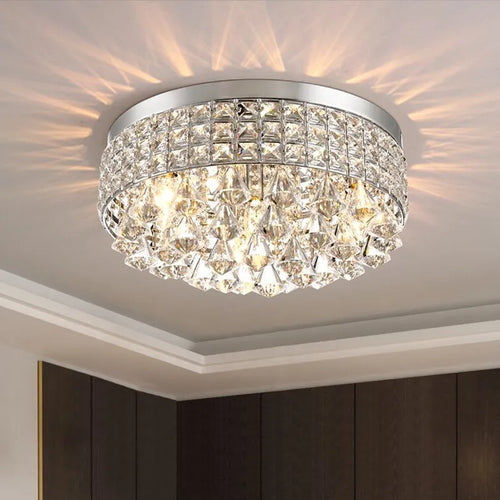 plafonnier en cristal design nordique moderne pour intérieur élégant - vue 3 sur 8
