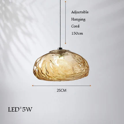 lustre en verre design nuage pour intérieur décoratif lumineux