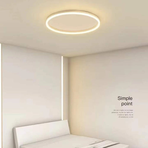 Plafonnier circulaire Alec nordique pour salon salle à manger chambre Lampara Techo Plafonnier Led Lampa Sufitowa - vue 3 sur 13