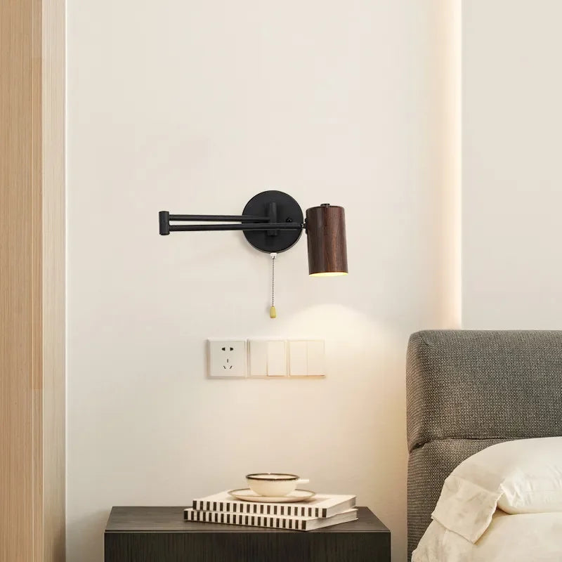 lampe de chevet nordique pivotante pour lecture et étude - vue 3 sur 12