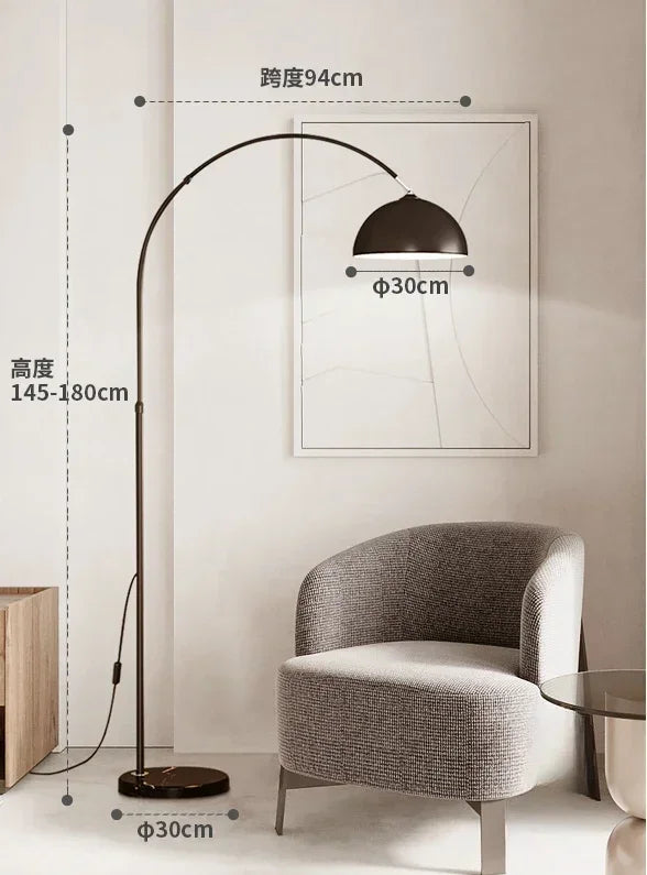 lampadaire nordique moderne instagram décoration luxueuse en marbre