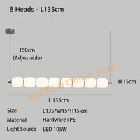 lustre moderne nordique simple pour restaurant et bar