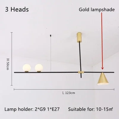 suspension moderne en verre pour décoration intérieure élégante - vue 8 sur 11