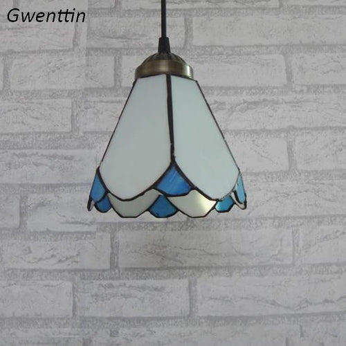 suspension tiffany méditerranéenne pour décoration intérieure élégante - vue 6 sur 9