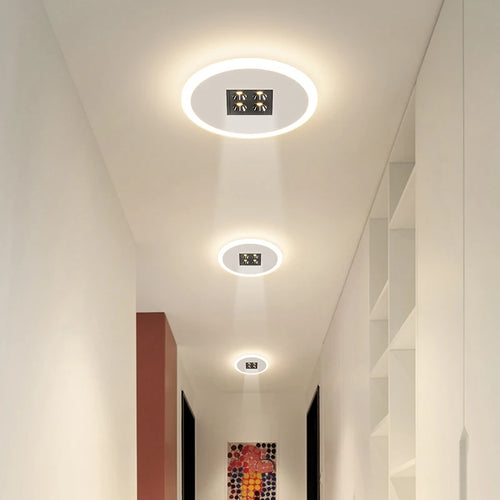 plafonnier sans aspiration magnétique monté en surface décoratif - vue 4 sur 14