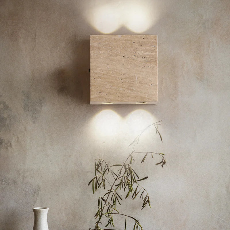 applique murale en pierre naturelle pour décoration intérieure