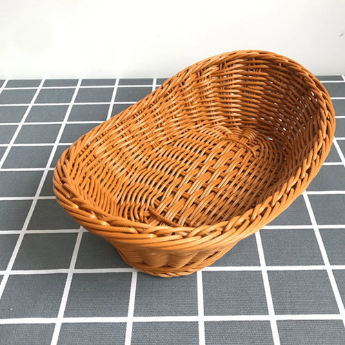 panier en rotin tissé pour service de légumes en cuisine - vue 7 sur 7