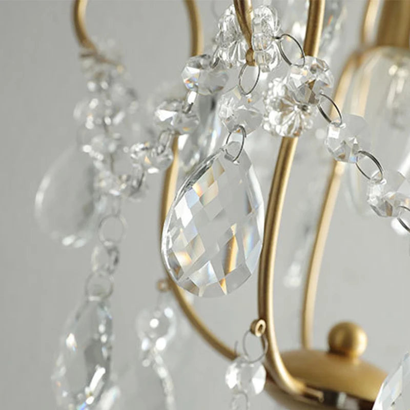 lustre en cristal américain rétro pour décoration intérieure élégante - vue 5 sur 6