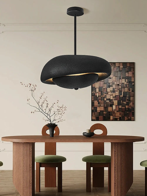 lustre moderne wabi-sabi design pour atmosphère créative et décorative - vue 2 sur 8