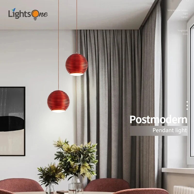 lampe suspension minimaliste nordique