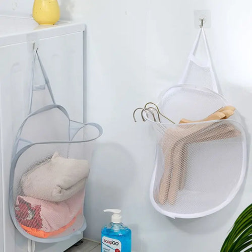 panier à linge pliable pour rangement pratique et gain de place - vue 3 sur 8