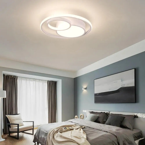 Plafonnier led moderne 3 couleurs maison