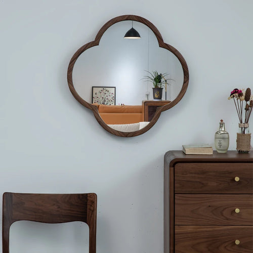 miroirs décoratifs en bois pour maquillage et décoration intérieure - vue 3 sur 7