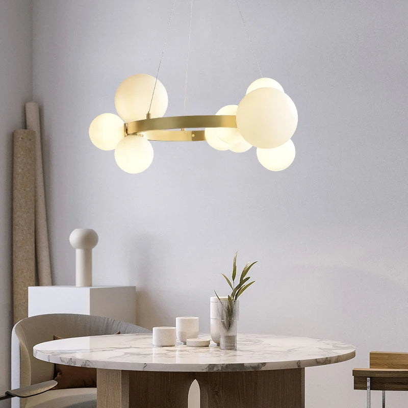 suspension moderne avec anneau suspension et fil réglable