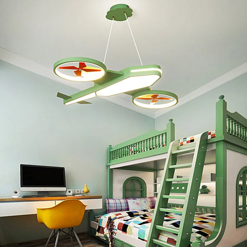 plafonnier avion nordique décoration intérieure lumière dimmable pour enfants - vue 8 sur 8