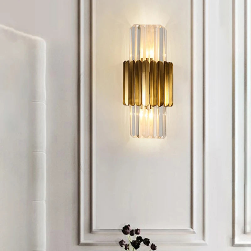 luxe et modernes applique murale en cristal pour hôtel - vue 4 sur 11
