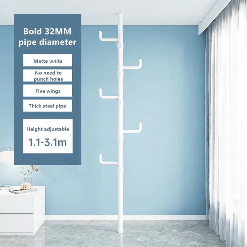 support de rangement vertical pour vêtements à la maison