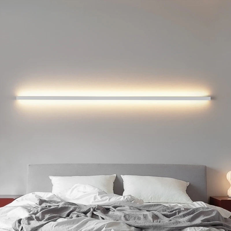 applique murale led moderne avec interrupteur à intensité variable