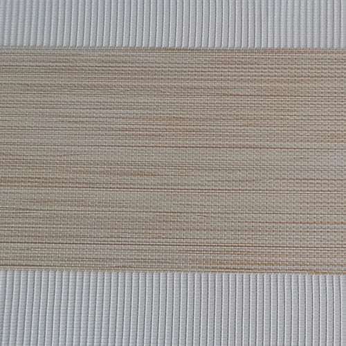 Store enrouleur zébré occultant tissu jacquard pour fenêtre