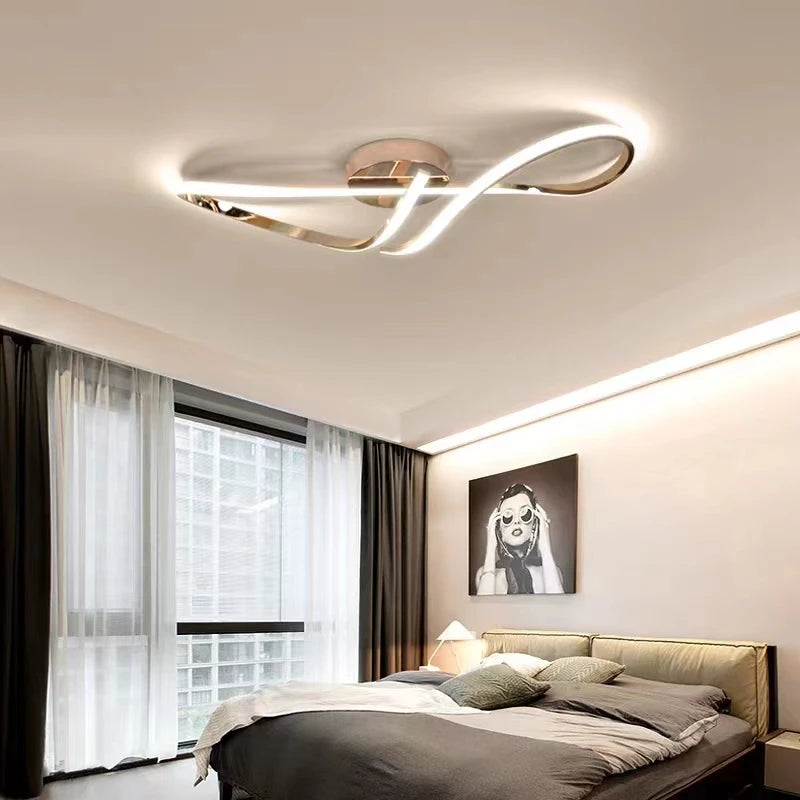 Plafonnier moderne à LEDs lumières pour salon chambre plafonnier étude cuisine intérieur décoration de la maison