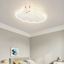 Cartoon Carrot Rabbit Lamps Warm Kids Bedroom Ceiling Light for Baby Girl Boy Childern's Room Lighting 220V Cloud Ceiling Light