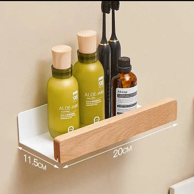 etagère murale de rangement pour salle de bain