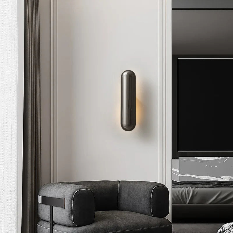 applique murale led vintage industrielle à intensité variable avec télécommande - vue 7 sur 8