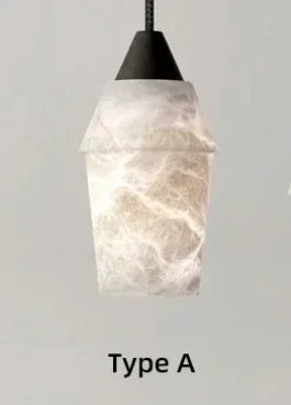 suspension moderne en marbre naturel pour décoration intérieure luxe
