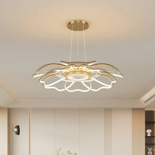 suspension moderne à led pour décoration intérieure élégante - vue 2 sur 30