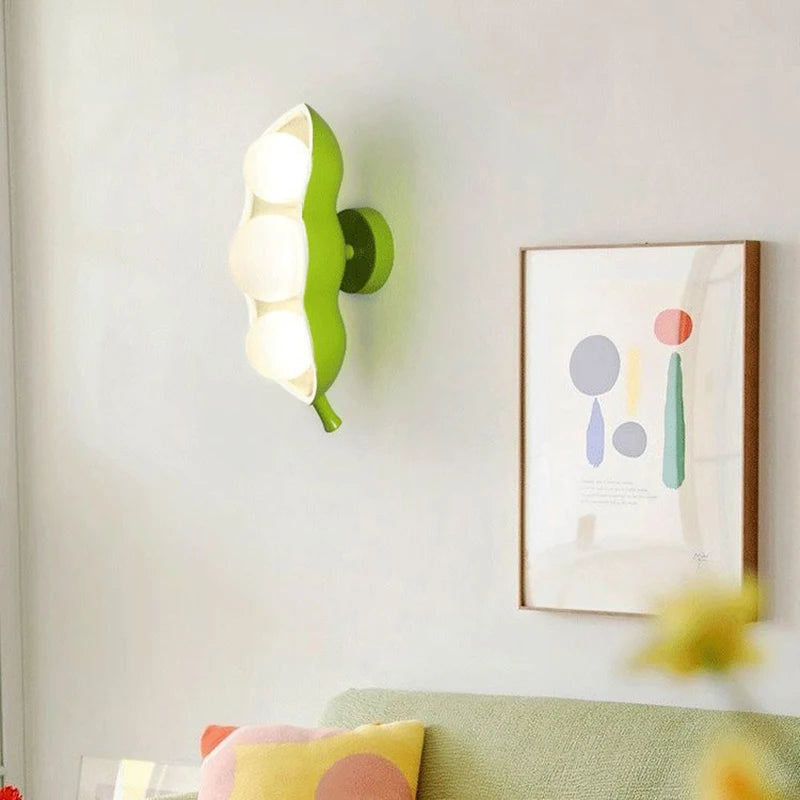 lustre en verre à pois créatifs avec fil réglable