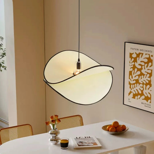 plafonnier en tissu wabi sabi pour décoration intérieure moderne - vue 3 sur 10