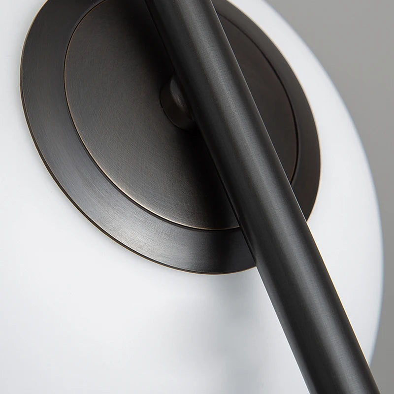 Suspension Anneau en métal noir LED - vue 5 sur 16