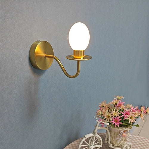 applique murale moderne design œuf de canard minimaliste à led - vue 4 sur 8