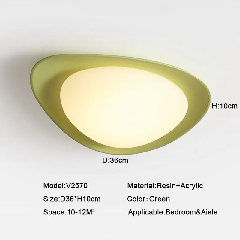 plafonnier led moderne pour décoration intérieure nordique - vue 9 sur 10