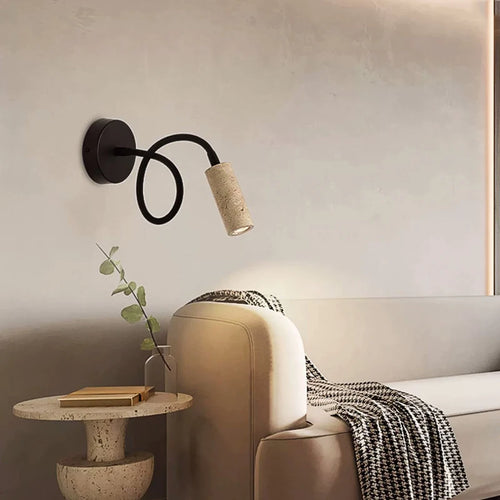 applique murale marbre nordique design créatif pour lecture et décoration - vue 3 sur 6