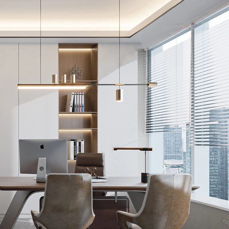 lustre moderne suspendu lumineux pour décoration intérieure - vue 5 sur 10