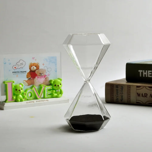 sablier en diamant 5 minutes idéal pour enfants décoration originale - vue 15 sur 16