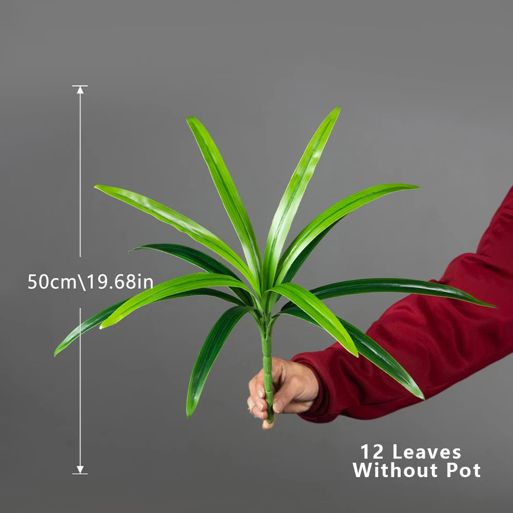 plantes artificielles de magnolia et feuilles tropicales pour décoration - vue 8 sur 9
