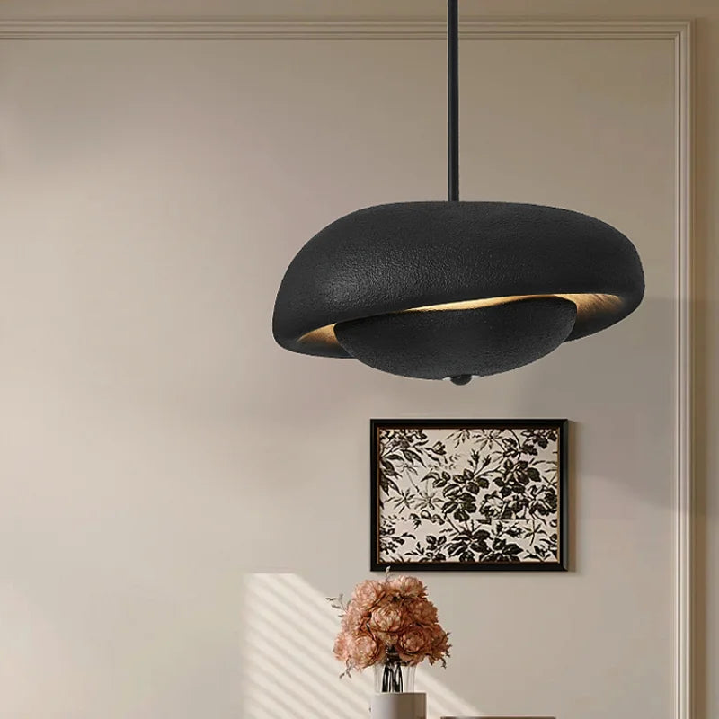 lustre moderne wabi-sabi pour décor créatif et écologique - vue 3 sur 8
